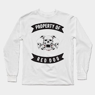 Red Dog Property Patch Long Sleeve T-Shirt